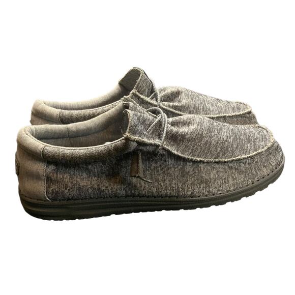 Hey Dude Wally Sport Knit Charcoal Men’s Slip On Shoes Size 13 Lightweight main image 8